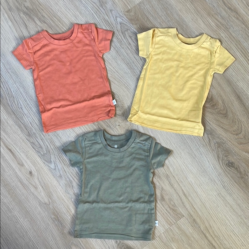 The Honest Company 100% Organic Cotton Short Sleeve Tees - 9 shirts! - Picture 2 of 11